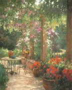 Under the Trellis giclee art print