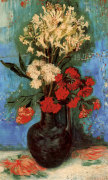Vase with Carnations and Other Flowers, 1886 giclee art print