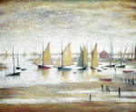 Yachts at Lytham art print
