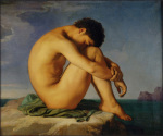 Young Male Nude art print