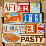 After Surfing Always a Pasty giclee art print