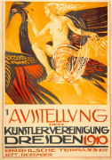 Art Exhibition, Dresden 1910 giclee art print