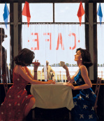 Cafe Days art print