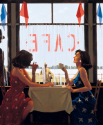 Cafe Days art print