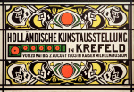Dutch Art Exhibition, Krefeld 1903 giclee art print