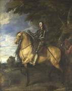 Equestrian Portrait of Charles I giclee art print