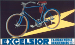 Excelsior Cycles, 1920 giclee art print