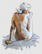 Figure, Back View giclee art print
