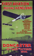 First Aviation Meeting in England - Doncaster 1909 art print