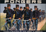 Fongers Cycles, 1915 giclee art print