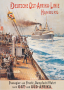 German East Africa Line, Hamburg 1904 giclee art print