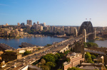 Harbour Bridge, Sydney, New South Wales, Australia giclee art print
