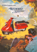 Heinkel Tourist Scooter, 1955 giclee art print