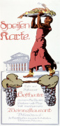Hoftheater Restaurant, Munich 1912 giclee art print