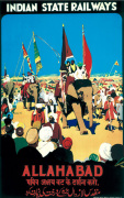 Indian State Railways - Allahabad art print