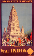 Indian State Railways - Budh Gaya art print