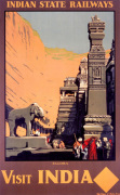 Indian State Railways - Ellora art print