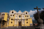 La Merced church, Antigua, Guatemala giclee art print