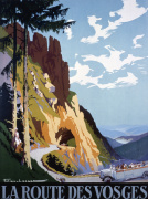 La Route des Vosges, 1925 giclee art print