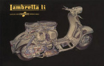 Lambretta Li - Cutaway art print