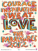 London 2012 Official Poster - Love art print