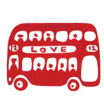 Love Bus giclee art print