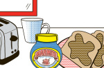 Marmite - Kitchen Scene 4 giclee art print