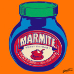 Marmite - Orange giclee art print