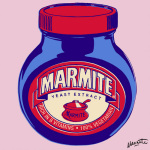 Marmite - Pink giclee art print