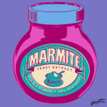 Marmite - Purple giclee art print