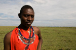 Masai man, Masai Mara, Kenya giclee art print