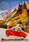 Messerschmitt Bubble-Car, 1955 giclee art print