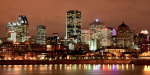 Montreal Skyline at Night art print