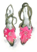 Pink Shoes giclee art print