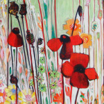 Poppy Field (detail) giclee art print