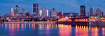 Port of Montreal and Downtown at Dusk art print