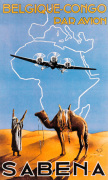 Sabena, 1930 giclee art print