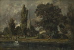 Salisbury Cathedral and Leadenhall from the River Avon giclee art print