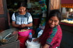 Santa Maria de Jesus market, Guatemala giclee art print