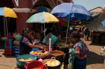Santa Maria de Jesus market, Guatemala giclee art print