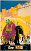 See India - Elephant art print