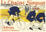 Simpson Bicycle Chains, 1896 giclee art print