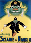 Sizaire & Naudin Automobiles, 1906 giclee art print