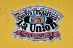Spanish school sign, Antigua, Guatemala giclee art print