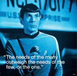 Star Trek - Spock I.Quote art print