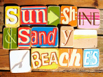Sunshine And Sandy Beaches giclee art print