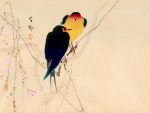 Swallows with Blossom giclee art print
