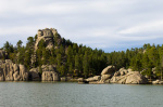 Sylvan Lake, Custer State Park, Black Hills, South Dakota, USA giclee art print