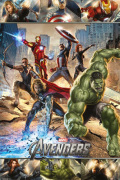 The Avengers - Action art print