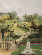 The Garden on the Hill Side, Castle Combe giclee art print